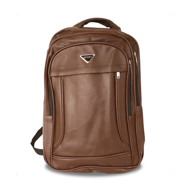 Mochila Masculina Reforçada em Couro Impermeável para Viagem, Trabalho e Escola, Disponível em Preto e Marrom - Imagem 6