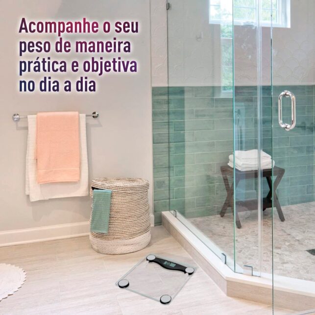 Balança Digital Corporal de Vidro Temperado – Alta Precisão e Design Moderno - Imagem 7
