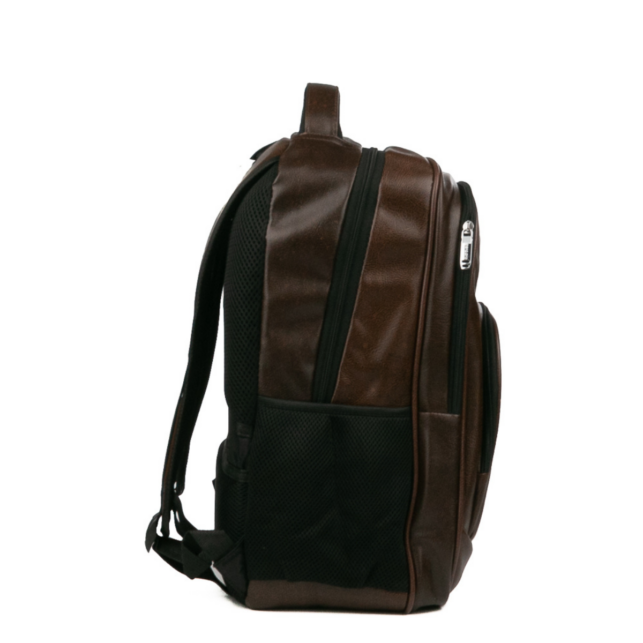 Mochila Executiva Masculina em Couro Impermeável com Compartimento para Notebook, Ideal para Trabalho e Viagens. - Imagem 2