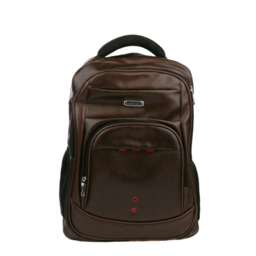 Mochila Executiva Masculina em Couro Impermeável com Compartimento para Notebook, Ideal para Trabalho e Viagens.