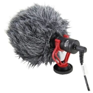 Microfone Boya BY-MM1 Cardioide Direcional para Câmeras e Smartphones