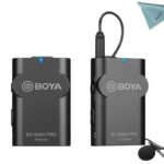 Microfone Boya BY-WM4 Pro Sem Fio para Câmeras e Smartphones