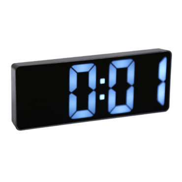 Relógio Digital LED Despertador Mesa Parede Alarme Data USB Pilha