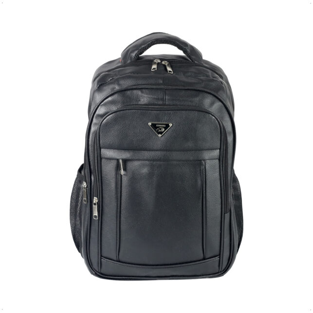 15203567153_Mochila20de20Couro201.jpg Mochila Executiva de Couro Impermeável e Reforçada para Negócios, Notebook e Viagens - Imagem 1