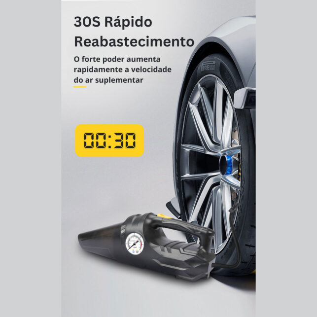 Aspirador de Pó Portátil 12V para Carro – Compacto e Eficiente - Imagem 6