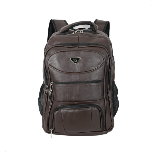 15210874632_Mochila20em20couro20marrom201.jpg Mochila Executiva de Couro Impermeável e Reforçada para Negócios, Notebook e Viagens - Imagem 2