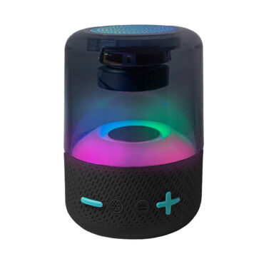 Mini Caixa De Som TWS Bluetooth LED RGB Portátil TF AUX USB Alta Qualidade Preto Branco vermelho