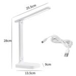 luminária mesa Touch 3 níveis Luz Branco Quente Recarregável - Imagem 3