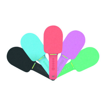 Microfone Sem Fio Bluetooth para Karaokê com Alto-Falante e LEDs, Função de Mudar Voz e Gravação, Ideal para Youtubers e Festas