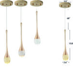 Pendente Moderno Bola de Cristal, Design Sofisticado para Teto - Imagem 2