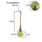 Pendente Moderno Bola de Cristal, Design Sofisticado para Teto - Imagem 3