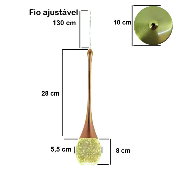 15253633474_Prancheta202-100201-1.jpg Pendente Moderno Bola de Cristal, Design Sofisticado para Teto - Imagem 3
