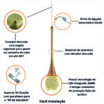 Pendente Moderno Bola de Cristal, Design Sofisticado para Teto - Imagem 4