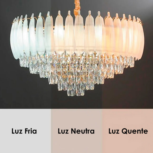 15253881724_3205-1.jpg Lustre Pendente Cristal para Teto – Tamanho 50x50cm, Design Elegante e Sofisticado para Sala, Cozinha e Escritório - Imagem 3