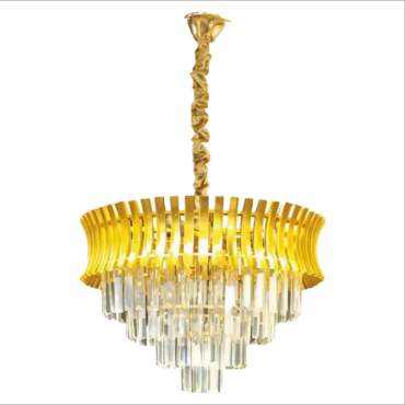 Lustre Pendente Cristal 50x50cm – Design Luxuoso, Sofisticado e Elegante