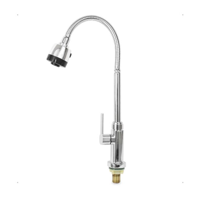 15253946705_AMG20-2063120-20220imagem-1.jpg Torneira Gourmet para Cozinha com 2 Jatos, Metal Flexível, Luxo, ¼ Volta, Alta Qualidade - Imagem 1