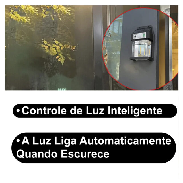 Arandela Solar LED Filamento Colonial Vintage para Parede Externa - Imagem 7