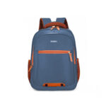 Mochila Masculina Impermeável Grande Reforçada, Ideal para Uso Escolar e Diário, Disponível em Azul e Marrom