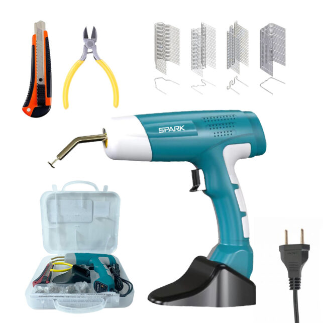 Pistola Para Soldar Plástico Para-choque Carro 200 Grampos - Imagem 1