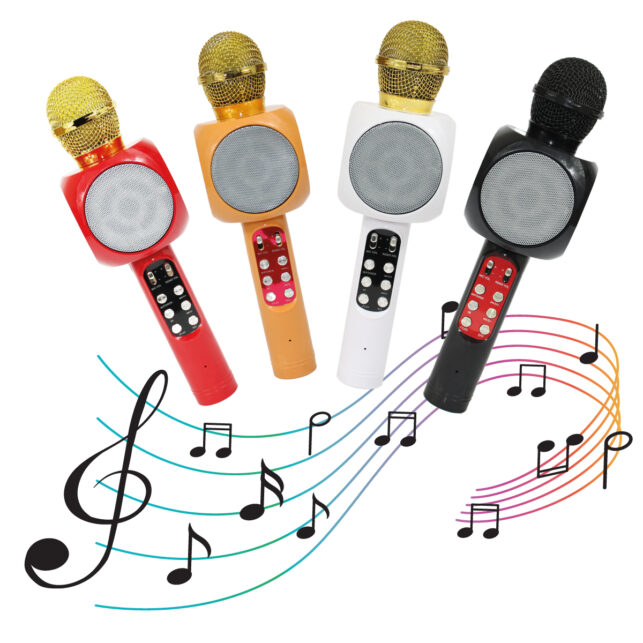 Microfone Youtuber Bluetooth para Karaokê com Caixa de Som Integrada, Função de Gravação e Mudança de Voz, Iluminação LED Colorida, Ideal para Criação de Conteúdo - Imagem 2