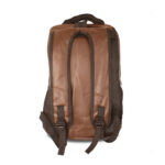 Mochila Masculina Reforçada em Couro Impermeável para Viagem, Trabalho e Escola, Disponível em Preto e Marrom - Imagem 10