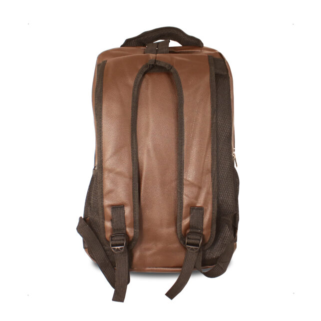 Mochila Masculina Reforçada em Couro Impermeável para Viagem, Trabalho e Escola, Disponível em Preto e Marrom - Imagem 10