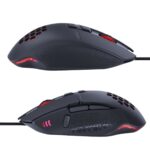 Mouse Gamer USB de Alta Precisão com Peso Interno, LED RGB, Botões Programáveis, 8000 DPI e Cabo de Malha - Imagem 4
