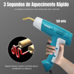 Pistola Para Soldar Plástico Para-choque Carro 200 Grampos - Imagem 2