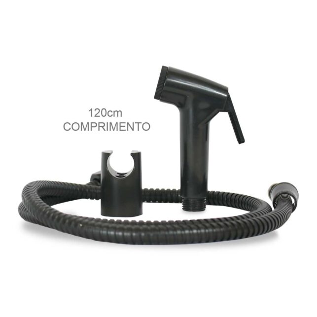 Ducha Higiênica de Metal Completa com Mangueira e Suporte – Alta Pressão e Durabilidade - Imagem 3