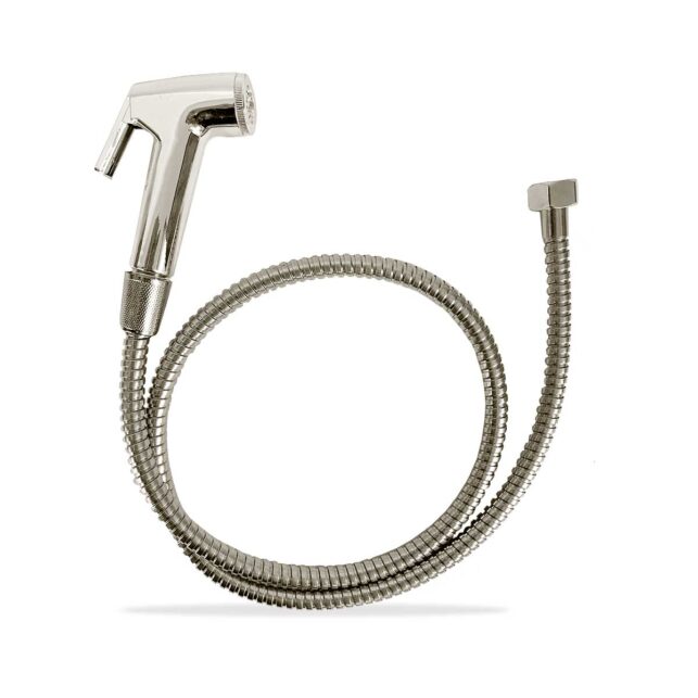 Ducha Higiênica de Metal Completa com Mangueira e Suporte – Alta Pressão e Durabilidade - Imagem 8