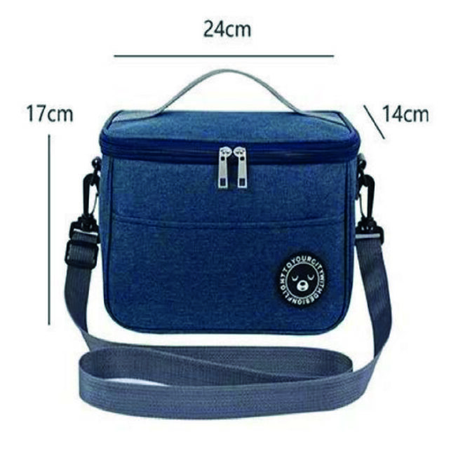 Bolsa Térmica Lancheira Pequena 3L Marmita Fitness | Academia | Passeios | Trabalho - Imagem 2