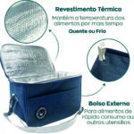 Bolsa Térmica Impermeável de Poliéster com Isolamento Reforçado e Alta Capacidade - Imagem 5