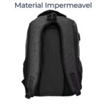 Mochila Masculina Reforçada em Couro Impermeável para Viagem, Trabalho e Escola, Disponível em Preto e Marrom - Imagem 7
